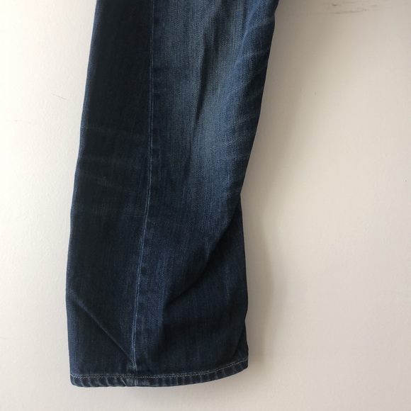 New All Saints Spitalfields Luger Cropper Runner twisted seam cropped denim jean - Picture 4 of 14